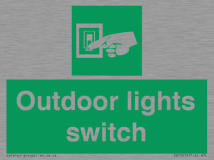 Outdoor lights switch